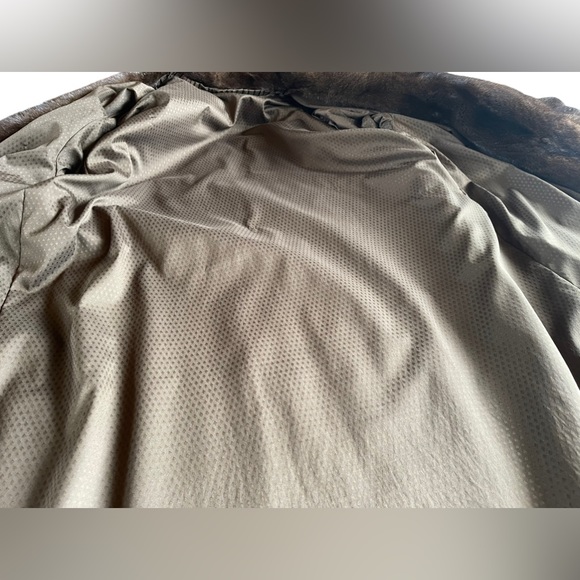 2XL + Mahogany Mink Fur Coat Real Fur Genuine Fur Unisex XXL Sable - Picture 11 of 15